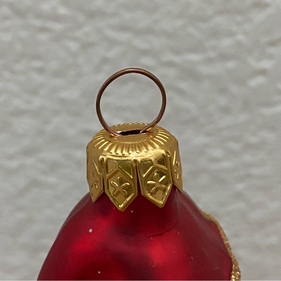 Vintage Santa Paws Anthropomorphic Cat Santa Hand Blown Glass Christmas Ornament - Picture 12 of 12